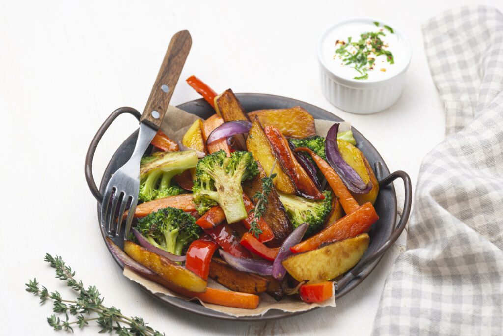 Recette de légumes au airfyer