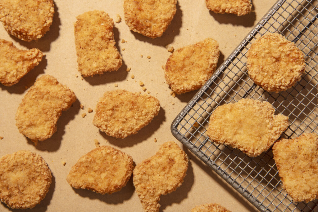 nuggets de poulet sans huile préparés au airfyer solution gourmande pour manger sainement même pour les gourmands